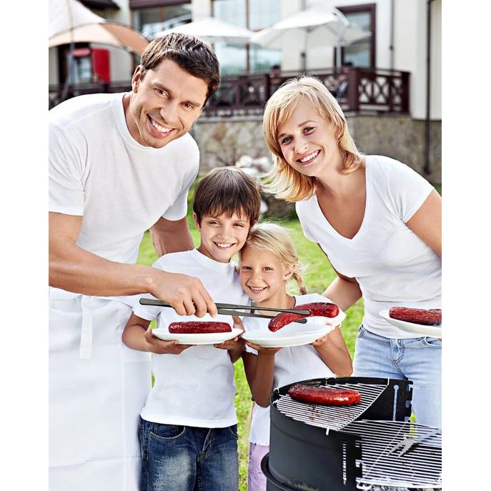 2 stuks 30,5 cm Kookpincet, tang, precisie, gekartelde punten, roestvrij staal, professioneel kooktriet, keukengereedschap voor grillen, coaten en serveren (zwart)