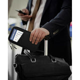 Paspoorttas, RFID Cross-Body paspoortorganizer, waterdichte portemonnee met 3 lagen voor reizen, voor het dragen van ID-kaarten, instapkaart, mobiele telefoon, powerbanks en kaarten, zwart, casual