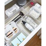 18 stuks lade-organizers, transparante lade-organizer, make-up-organizer, organizer voor keuken, make-up, kantoor, pennenbakjes