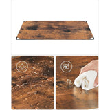 Schoenenrek met 10 niveaus, steekrek, reksysteem, schoenenorganizer, doe-het-zelfrek, met deur, van PP-kunststof, vintage bruin