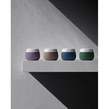 Set van 4 potten, siliconen crèmecontainer van 30 ml, minicontainers met transparant zakje, reiscosmeticacontainer, reisbenodigdheden/reisaccessoires (abrikoos)