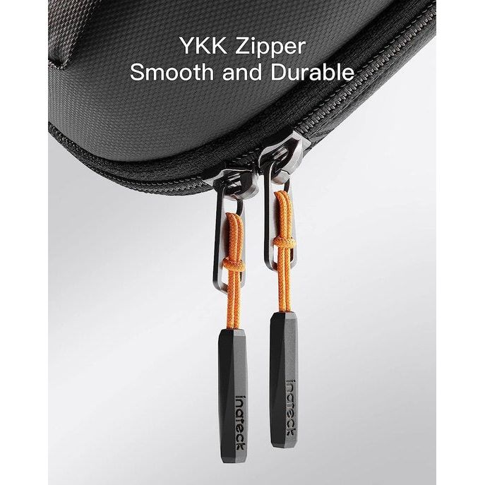 Elektronica Case, spatwaterdichte accessoiretas, gadget organizer tas, USB-kabelorganizer, reisvriendelijk, AB03007-S zwart