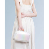 Elektronica Case, spatwaterdichte accessoiretas, gadget organizer tas, USB-kabelorganizer, reisvriendelijk, AB03007, wit, Accessoiretas