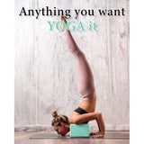 Yogablokkenset van 2 met yogariem [240 cm] - Yogablokken EVA-schuim met hoge dichtheid en licht gewicht - Yogablokken voor yogabeginners en gevorderden - Yogablokkenset van 2