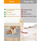 Vloerkleed,47 x 35 inch en is gemaakt van 100% polyestervezel,Lichtgrijs