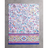 Indian Floral 100% katoen, set van 3 multifunctionele keukenhanddoeken, barhanddoeken, lente/zomer (50 cm x 70 cm)