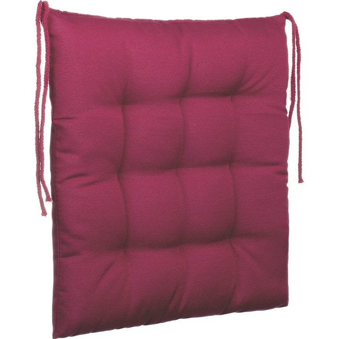 Stoelkussen / tuinzitkussen met 9-punts stiksel in verschillende uitvoeringen