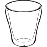 Dubbelwandige glazen, set, 250 ml, thermoglazen van borosilicaatglas, drinkglazen voor thee, koffie, cappuccino, water, sap, ijsthee, koffieglazen, theeglazen met zweefeffect (Birt, 2)