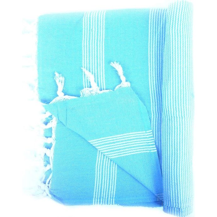 100% katoen Turkse dunne hamamdoek, pesthemal, badhanddoek, strandhanddoek, 170 x 90 cm - gemaakt in Turkije