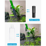 Aquarium waterwisselaar, grindreiniger voor aquarium, waterverversing en reiniging, handbediende stofzuiger, vloerreiniger