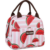 Lunchtas voor kinderen en dames, geïsoleerde lunchtas voor mannen, draagbare koeltas met voorvak, voor werk, school, picknick