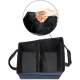 Autostoelorganizer voor voor- en achterbank, zittas voor volwassenen en kinderen, met bekerhouders, riembevestiging en opbergvakken voor speelgoed, boeken, snacks en ander keukengerei