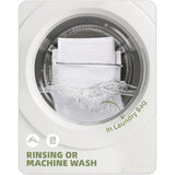 Badmat, antislip, wasbaar, 50 x 120 cm, zacht chenille, badkamertapijt, super absorberend, antislip, machinewasbaar, badmat voor douche, badkamer, bad, wit