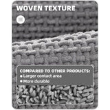 Badmat antislip wasbaar 50 x 80 cm, zacht chenille badkamertapijt superabsorberende badmat antislip machinewasbare badmat voor douche, badkamer, bad - grijs