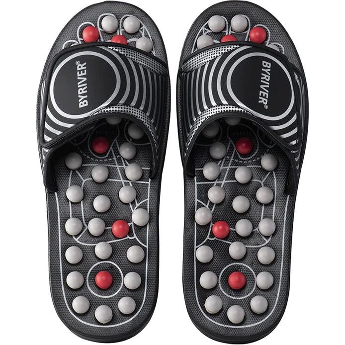 Voetmassage Schoenen Acupressuur Slippers Relief Neuropathie Artritis Fasciitis Plantaris Pijn Cadeau voor mama papa (02S)