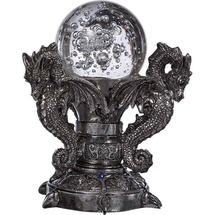 Glazen bol, draak van kasteel Corfu, mystiek