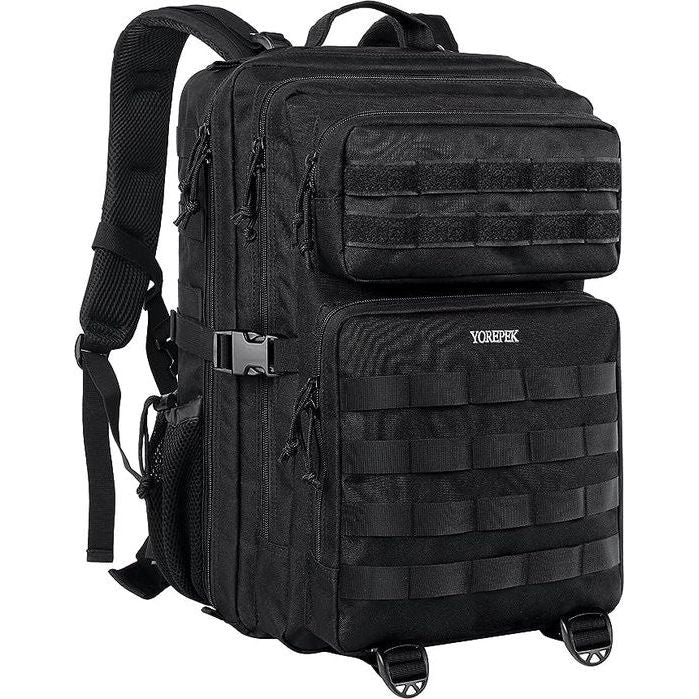 Grote militaire rugzak heren, 45L outdoor leger waterdichte tactische Bundeswehr-rugzakken Molle Assault Survival Tactical Travel Backpack voor kamperen trekking wandelen reizen werk