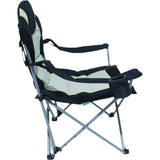 HOMECALL Camping Chair, Foldable, Armrest with Cupholder Outdoor Adjust backrest Chair