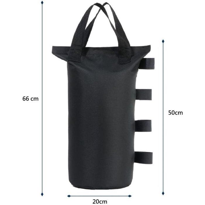 Zandzakken om te vullen, gewicht voor paviljoen, tent en paviljoen, pop-up paviljoen, carport bouwset, paraplustandaard inklapbaar, robuuste Oxford-materialen, waterdicht pvc, zonder zand