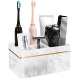 Tandborstelhouder, 5 sleuven elektrische tandenborstelhouder, tandpasta, heren, elektrisch scheerapparaat, houder, scheerstandaard, tandenborstelhouder, accessoires, opbergcontainer voor kam,