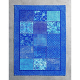Indigo Love 100% katoen, set van 3 multifunctionele keukenhanddoeken, barhanddoeken, lente/zomer (50 cm x 70 cm)