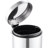 SENSEA - URBAN badkamerprullenbak - 5L - Rond - Staal - Grijs - Chroomafwerking