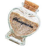 Honeymoon Sand Keepsake Jar - Huwelijksreis Souvenir Cadeau voor pasgetrouwden - Vrijgezellengeschenken voor bruid of pasgetrouwden (met geschenkdoos) (hartvormige glazen fles)