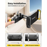 Tablethouder voor in de auto, tablethouders voor in de auto, uittrekbaar, hoofdsteun, tablet-hoofdsteunhouder