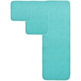 Handdoekenset - snel drogende & pluisvrije microvezel - wafelstructuur - zeer groot - Aqua - 152 x 76,2 cm - 6-delig Vertaling: Handdoekenset - snel drogende & pluisvrije microvezel - wafelstructuur - zeer groot - Aqua - 152 x 76,2 cm - 6-delig