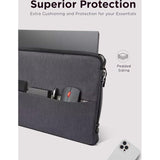14 inch Laptop Urban Sleeve Case (waterafstotend), werkt met Chromebook (WWCB), grijs, 14 inch