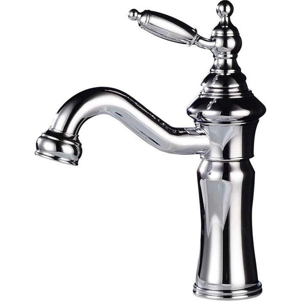 Wastafelkraan Chroom Enkelgreeps Messing Enkelgatsmontage