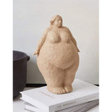 Amoy-Art Figuur Decoratie Vrouwen Sculpture Modern Abstract Standbeeld Kunst Yoga Meisje Voor Huis Cedeau Giftbox Polyresin 27cmH