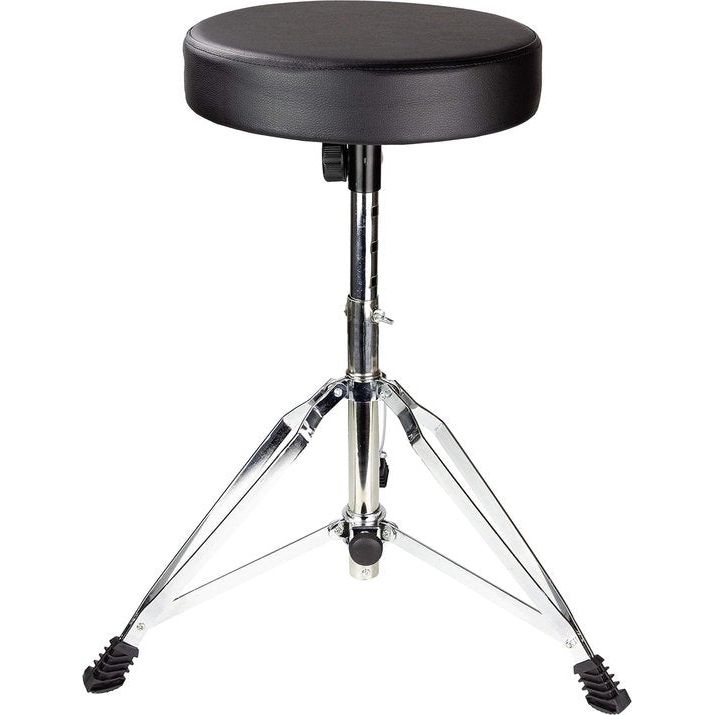 Verstelbare trommelkruk met gevoerde zitting