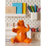 Moderne Sculptuur Decor Bier Standbeeld Woonkamer Kunst Kunstwerk Polyresin Geel Cadeau 31 cm