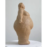 Amoy-Art Figuur Decoratie Vrouwen Sculpture Modern Abstract Standbeeld Kunst Yoga Meisje Voor Huis Cedeau Giftbox Polyresin 27cmH