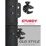 Bidonhouder voor op de fiets, Oxford-stof, universele waterfleshouder met netvak, bekerhouder voor kinderwagen, motorfiets, fiets, rolstoel, scooter, boot