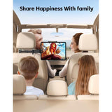 Tablethouder voor in de auto, tablethouders voor in de auto, uittrekbaar, hoofdsteun, tablet-hoofdsteunhouder