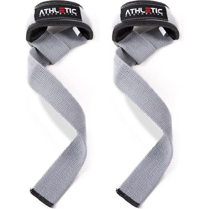 professionele straps (gevoerd) - 55 cm lengte voor krachttraining, bodybuilding & fitness - voor mannen en vrouwen