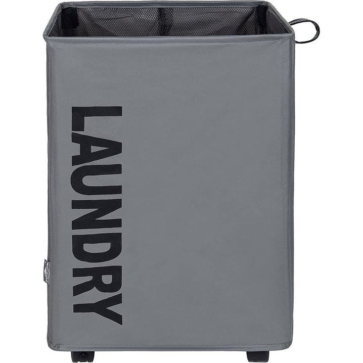 Grote opvouwbare wasmanden met wielen, opvouwbare waszakken, kledingtas