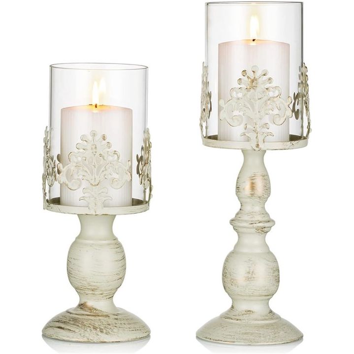 archaistische ijzeren kandelaar romantische bruiloft ijzeren lampenkap kandelaar romantisch diner bij kaarslicht creatieve kandelaar woondecoratie eettafel kandelaar, S+L