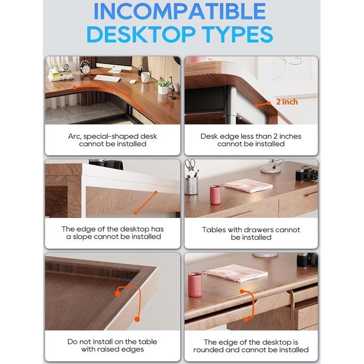 Kabelmanagement onder het bureau, zonder boren, ondertafel, kabelgoot bureau, kabelmand voor het beheren van kabels en stopcontacten, 35 x 13 x 12 cm, zwart