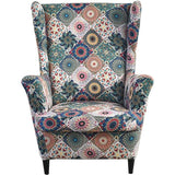 Oorfauteuilhoezen, fauteuilhoezen voor oorfauteuils, bedrukte oorfauteuilhoezen, fauteuilhoes voor woonkamer, 2-delig, een droomgordijn