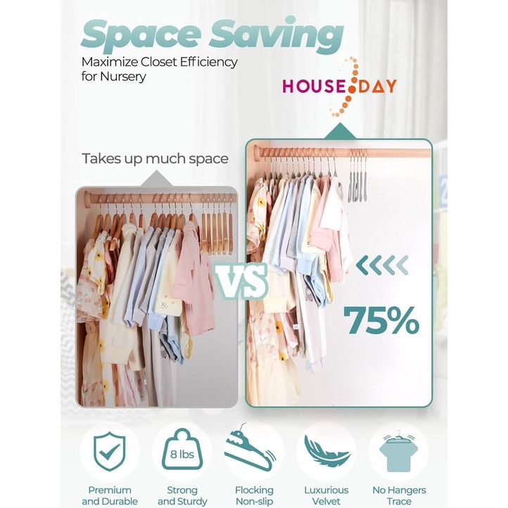 Pak van 30 fluwelen kleerhangers voor baby's (29 cm breed) - kinderkleerhangers met roségouden haken, antislip fluwelen kleerhangers voor kledingkast, 360° draaibare haken, voor baby-/peuter-/kinderkleding (grijs)