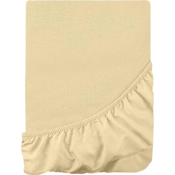 Waterdichte matrasbeschermer 140 x 200 cm, beige, premium Terry matrashoes 200 g/m², ademend, rondom elastisch. Waterdichte matrasbeschermer 140 x 200 cm, beige, premium Terry matrashoes 200 g/m², ademend, rondom elastisch.