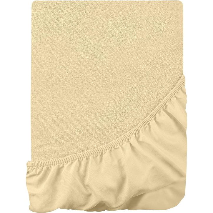 Waterdichte matrasbeschermer 140 x 200 cm, beige, premium Terry matrashoes 200 g/m², ademend, rondom elastisch. Waterdichte matrasbeschermer 140 x 200 cm, beige, premium Terry matrashoes 200 g/m², ademend, rondom elastisch.