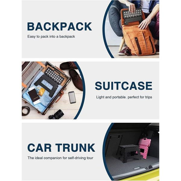 Opvouwbare opstapkruk, opvouwbare kruk, TÜV-getest, voor kinderen, volwassenen, badkamer, keuken