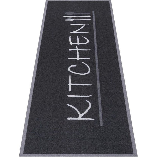 Keukenloper, keukenmotief, antislip, onderhoudsvriendelijk, vloerkleed voor keuken, hal, entree, eetkamer, 50 x 150 cm