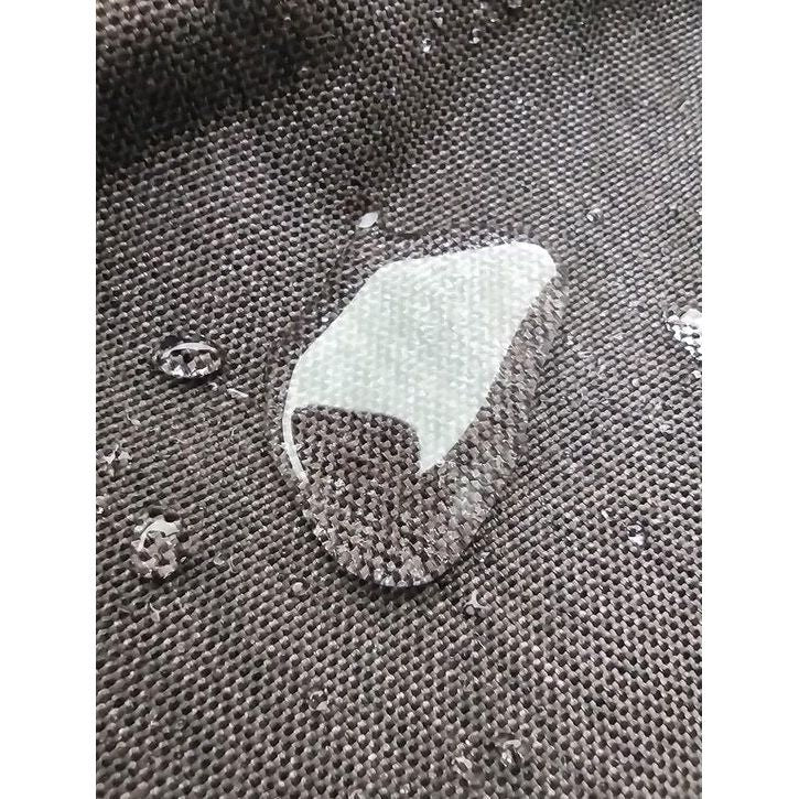 Zakelijke auto-achterbankorganizer van polyester in antraciet/zwart, veel opbergruimte, rugleuningbeschermer/schopbeschermer, BBG62/GY, antraciet/zwart, achterbankorganizer