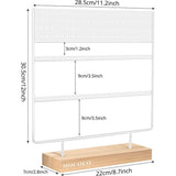 Organizerstandaard, displayhouder voor studs, oorbelhouder, standaard voor het ophangen van studs en oorbellen
