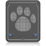 Huisdierenklep voor vliegengaas, kattenklep, vliegengaas met magneetsluiting, eenvoudige installatie, hondendeur voor katten/honden, 29 cm x 24 cm